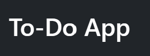 To-Do App logo